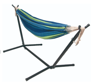 Only Supports Self Pickup Hammock Stand, Heavy Duty Adjustable Steel Hammock, 9ft, 450lb Load Capacity, Weather Resistant, Easy To Assemble (Option: Un)